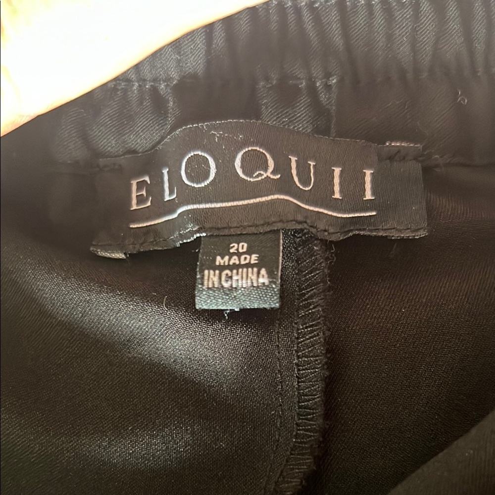 Eloquii Black Pants (Size 20)
